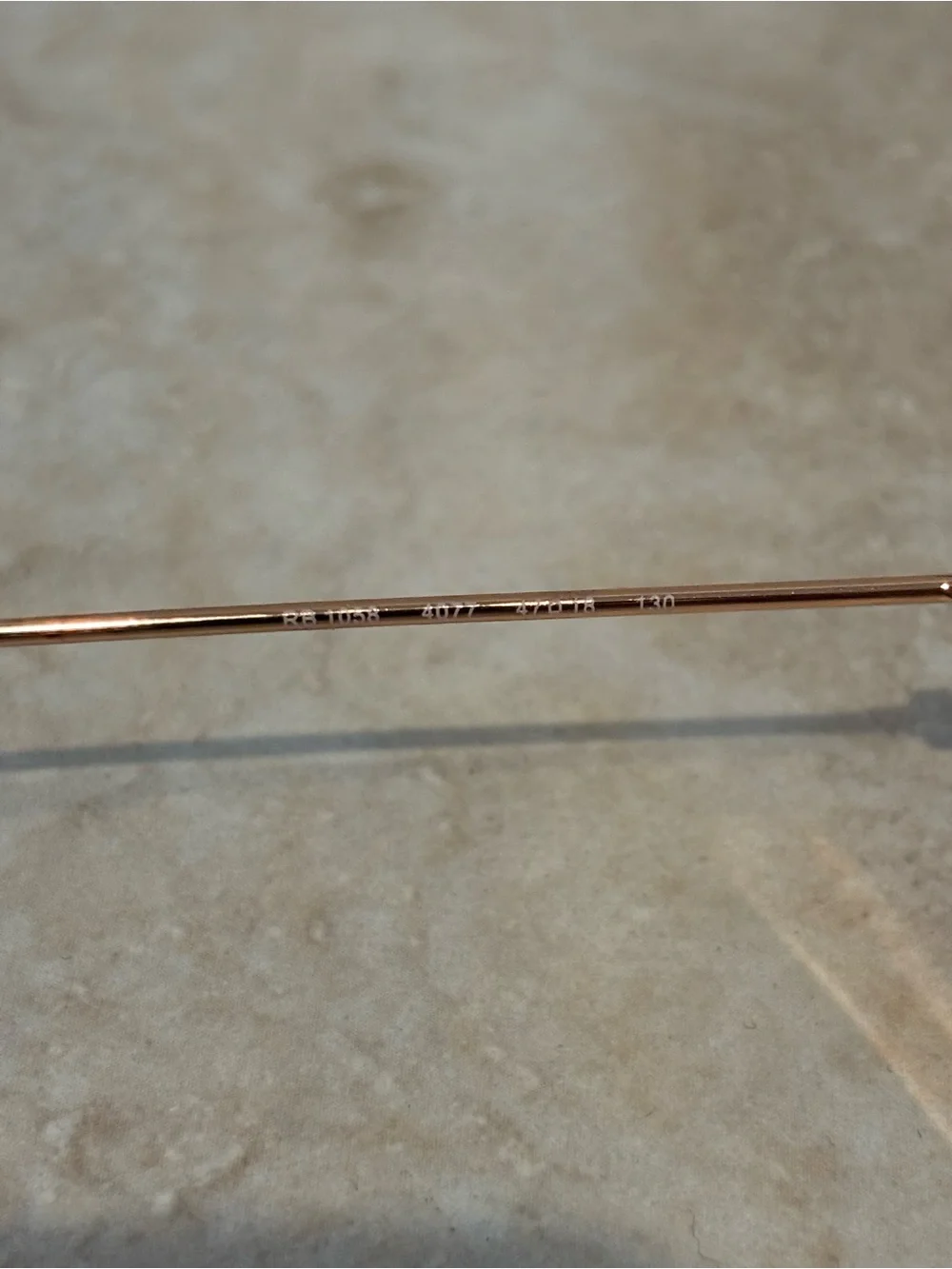 Ray-Ban RB1058 round metal frame eyeglasses